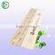 Long size coated grease proof kraft paper bag with clear window