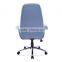 HomCom Light Blue High Back Fabric Executive Office Chair