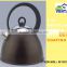 2.5L whistling water kettle with color design stainless steel tea kettle with black bakelite handle