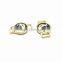 Gold Jewelry Tag Metal Charm For Shoe Lace