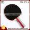 Logo Printed Dissimilarity Poplar Wood Top Training Ping Pong Racket Bat With Case