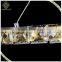 Luxury Crystal Decorative Hanging Lights With 54W Lamp Holder