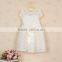 New girls wedding dress applique designer one piece lace stitching party dress baby frock design pictures