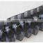 New arrival 4cm black folding organza lace trim for dress decoration