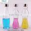 500ml/1liter glass water bottle with metal lid