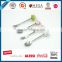 Portable Stainless Steel Flatware with Cute polyresin Handle, 4pcs polyresin cutlery