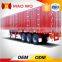 50Ton Hino brand 6x4 6x6 6x8 cargo truck , van type semi trailer
