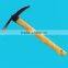 36cm carbon steel fiberglass handle hoe with wood handle garden hoe pick