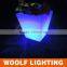 led plastic flower pot for garden decoration
