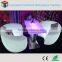 illuminated furniture bar/hotel/club/restaurant mood light led bar sofa