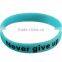 New Silicone Rubber Elastic Sport Wristband Cuff Bracelet Bangle Glow In Dark