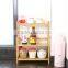 kitchen bamboo rack rack set for spices, bamboo rack set