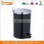 30 Liter Stainless Steel Pedal Garbage cylinder trash bin