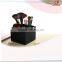 Wholesale Custom Black Acrylic Cosmetic Organizer
