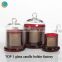 Spray Colored Scented Bell Jars with Domes Cover