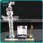 Photo Frame Engraved Crystal Office Pen Holder For Promotional Items
