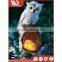 China Manufacturer Art Work Owl Resin Craft Solar Garden Led Park Light