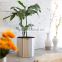 Customized Modern Stainless Steel Floor Decorative Art Large Flower Vases