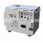 100% copper wire 5KW electric start single/three phase sound proof welding generator diesel price