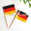 Decorations Party Supplies Food Picks cake decoration Wood Flag toothpick for party