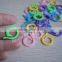 Pony Flat Split 27mm Coloured Plastic Crochet Ring Marker