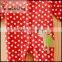 Top Fashion Baby Polka Dots Reindeer kids christmas pajamas,baby fleece footed pajamas sleeper