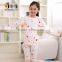 2017 Spring korea style high quality baby white cotton sleepwear for kids