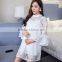 2017 Spring fashion lady lace dress autumn women formal maternity dress with flare sleeve