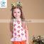 2017 Summer Latest Design Sleeveless Girls Top Wirh Embroidery Flowers