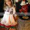 Girls Classic Long Sleeved Plaid Vintage Lace Embellished Nightgown Baby Christmas Sleepwear