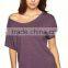 Next Level Apparel ladies' Tri-Blend Dolman Tee - made from 50% polyester, 25% cotton, 25% rayon and comes with your logo