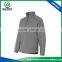 Basic Design Nylon / Polyester Full-zip Jacket Waterproof Grey Man Jacket With Removable Hat