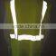 100%polyester hi vis v-neck chest pocket night use warning t-shirt