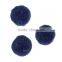 Polyamide Nylon Pom Pom Balls DIY Craft Decoration Deep Blue Round 25mm Dia.