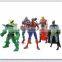 (Low Price)The Avenger action figure set of 6pcs PVC toys 5inch with light Marvel model dolls