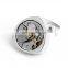 Mechanical cufflinks watch movement steampunk cufflinks