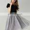 New match women two piece set dresses with tulle keen length skirt