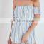 Summer Rompers For Women Off The Shoulder Pants Romper With Cutout Detailing (17053101)