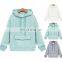 Hot Womens Ladies Plain Hoodie Fleece Sweatshirt Cotton Hooded Coat Pocket Hoody