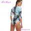 Fashion Bulk Flower Printed Swimwear Sexy One Piece Bathing Suit