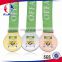 Promotional Sandy Textured Running Medal Plating with Imitation Gold