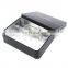 Rectangular black tin box, wholesale custom tin box packaging