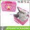 custom lunch tin box with lock and plastic handle
