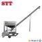 SYT lift screw auger with vibration / plastic granuler vibrating feeder with cooling