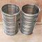 stainless steel 304/316/316L wire wound screen filter cartridge