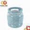 6KG portable empty lpg gas cylinder gas bottles with valve