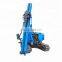 Solar photovoltaic guardrail Spiral crawler Solar Pile hole Drill Rig