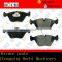 China high performance non-asbesto semimetal car brake pads