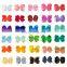 30 Colors 6 inch Hair Bows Clips Jojo Bow Larger Hair Bows Alligator