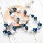 Girl necklace + bracelet Set Kids Chunky Bubblegum bead 2pcs Set